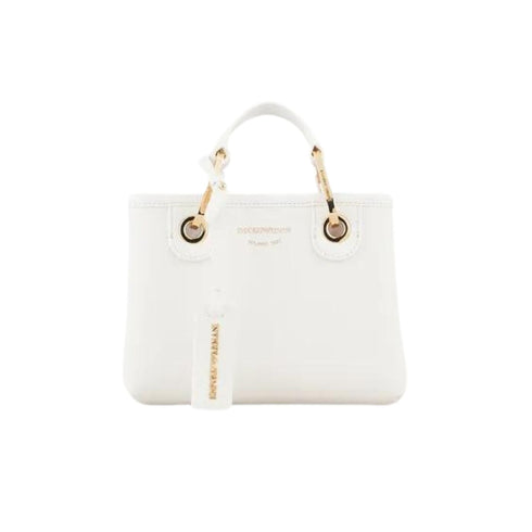Emporio Armani Borsa a mano Borsa Donna mini modello MyEA Bianco cuoio - Francavilla Moda